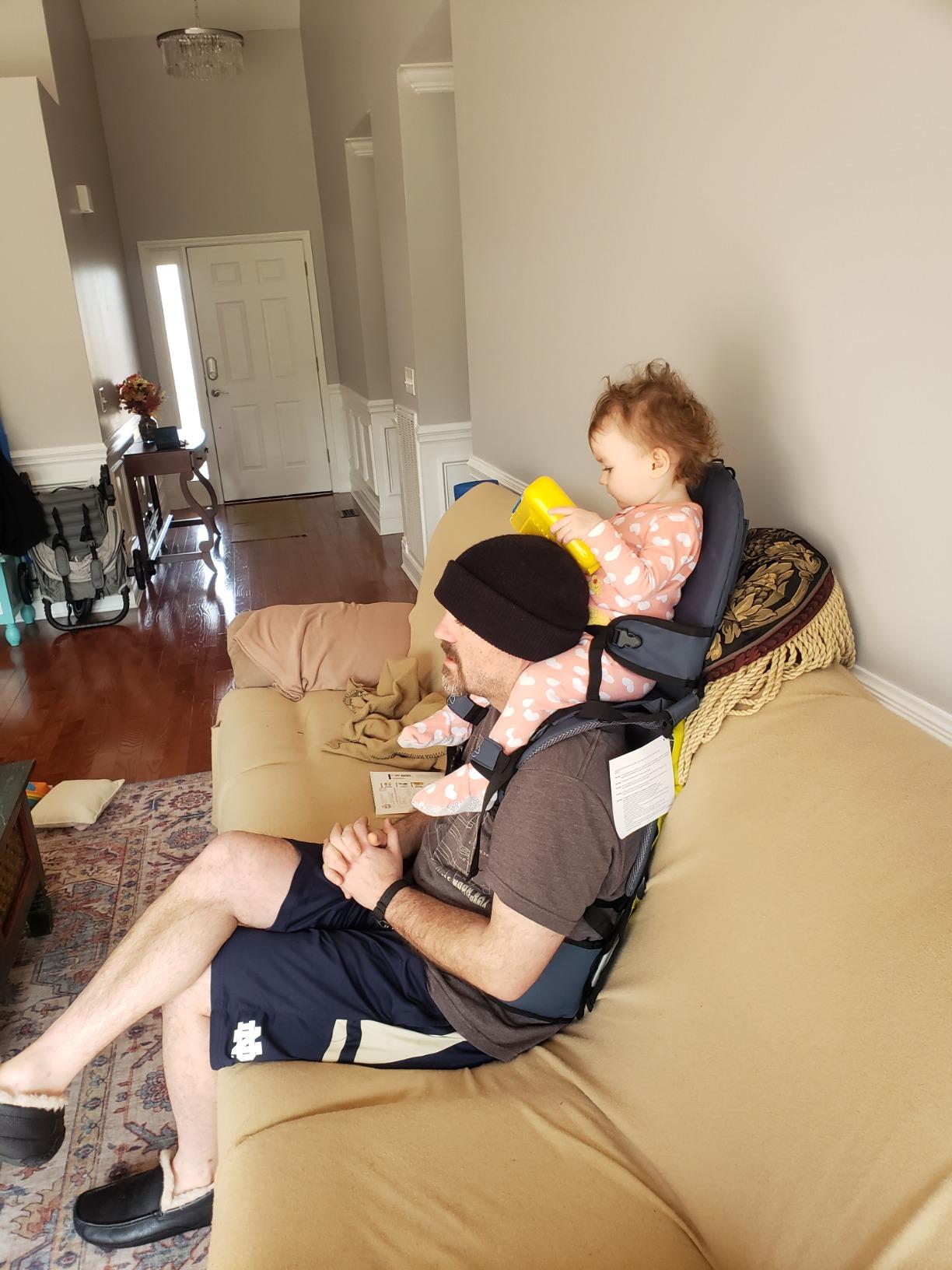 OE Shoulder Hiking Carrier For Child and Toddler 1- 4 years old with Detachable Backpack and Sunshade, Foldable Frame, Compact, Perfect for Day Hiking customer photo 1