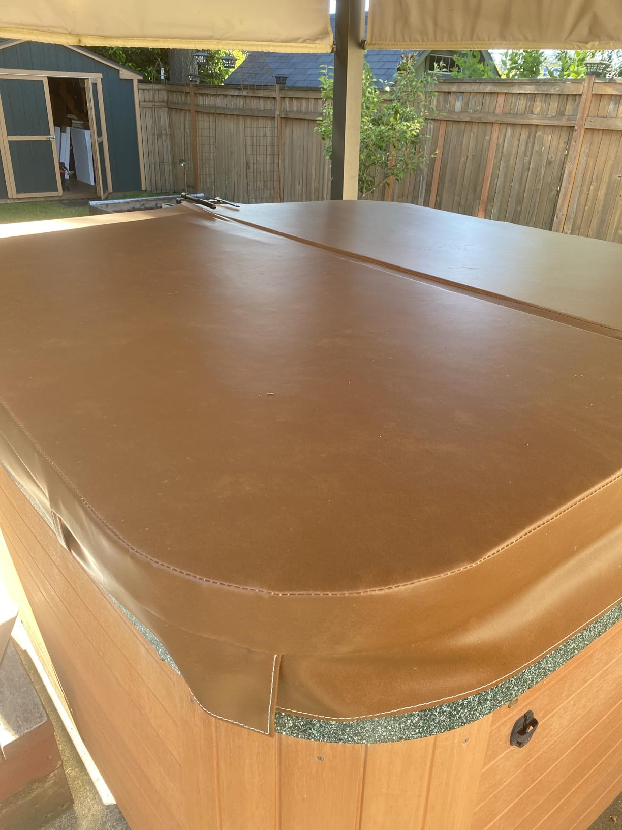 The Cover Guy Premium Hot Tub Cover | Custom Made Replacement Spa Cover | Energy-Saving Hot Tub Covers Built for All Climates | 6, 5, or 4 inch Taper customer photo 2