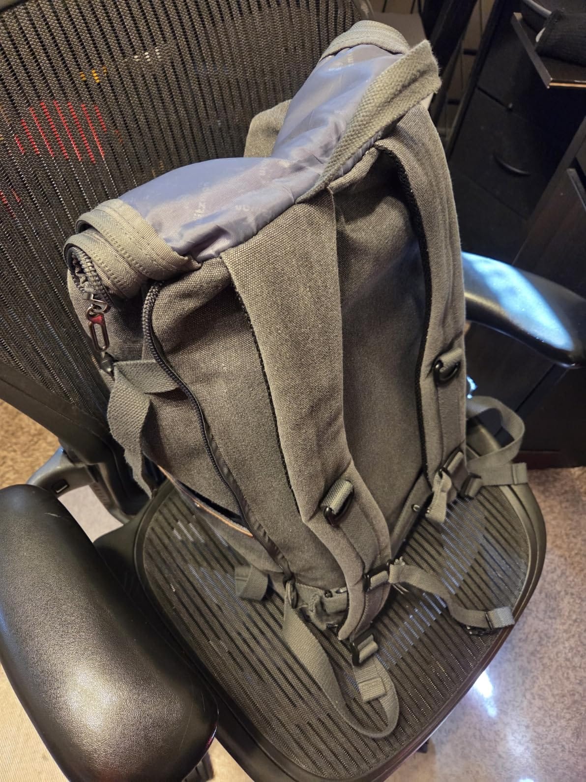 WITZMAN Canvas Travel Backpack for Men Vintage Laptop Backpack customer photo 1