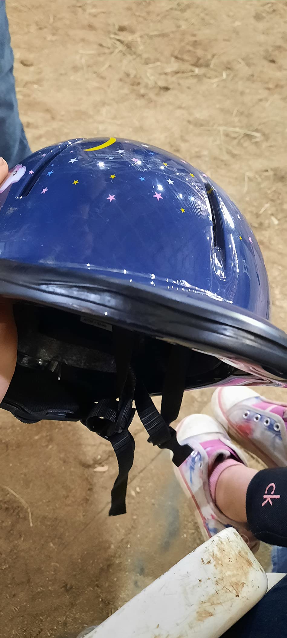Adjustable Horse Riding Kids Helmet Equestrian for 2 to 6 Years Old, S Size and Head Size 48 to 54cm customer photo 2