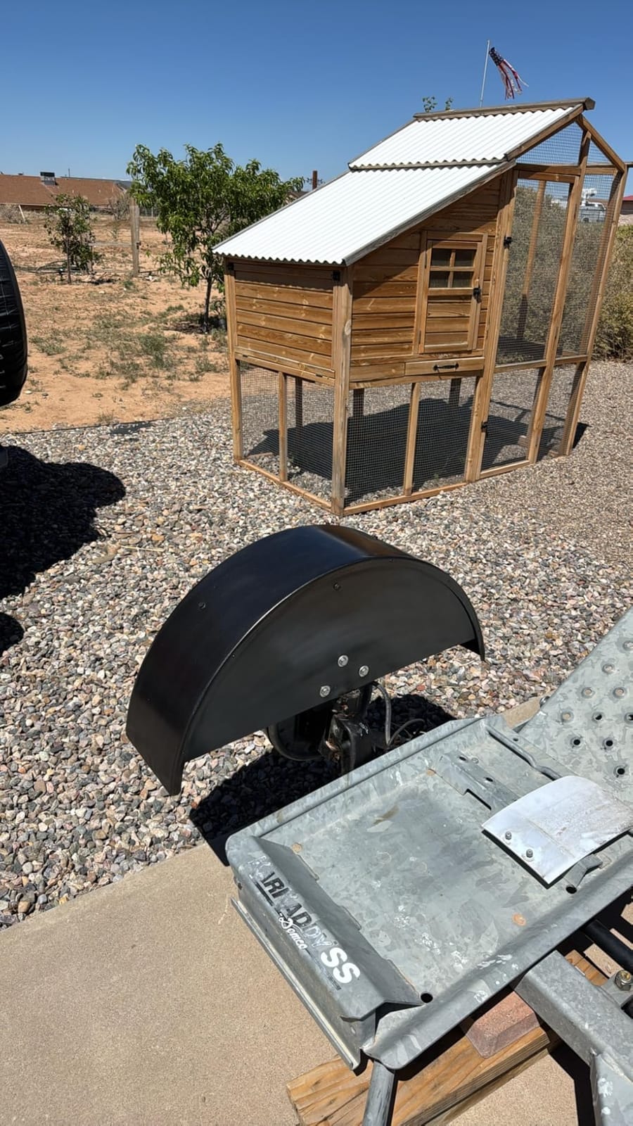 ECOTRIC Square Alloy Steel Trailer Fenders For 14