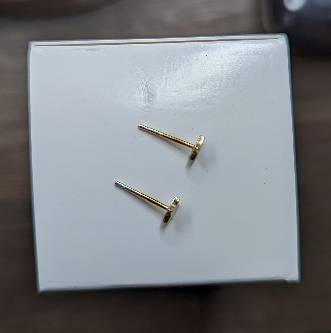 PAVOI 14K Gold Plated Dainty Stud Earrings for Women, Small Piercing Studs customer photo 1