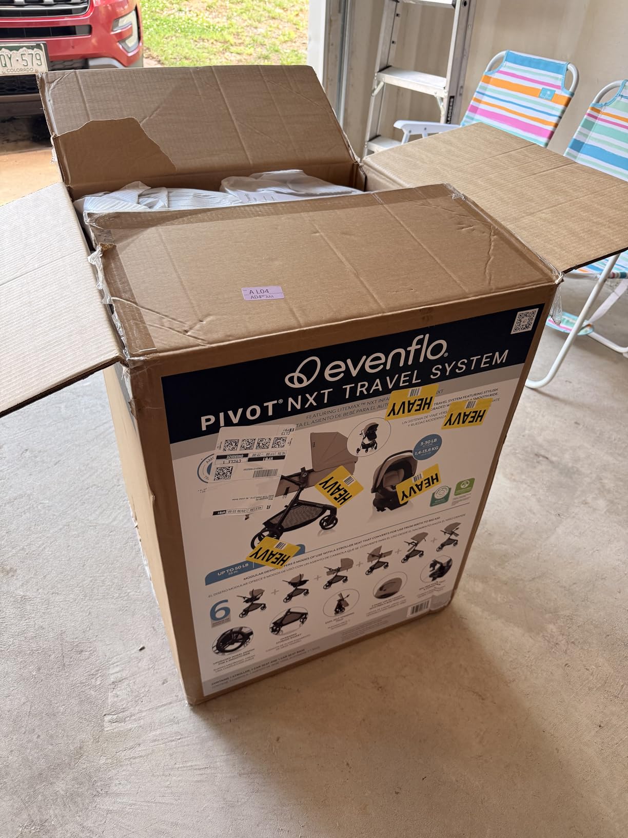 Evenflo Pivot NXT Travel System with LiteMax NXT Preemie and Infant Car Seat customer photo 2