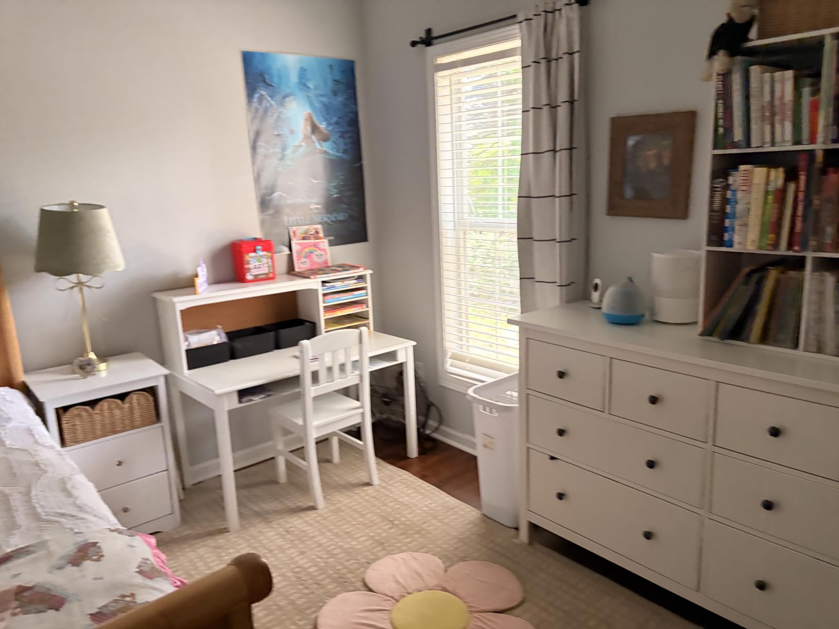 Guidecraft Kids Media Desk and Chair Set - Navy: Student's Workstation with Storage, Wooden Writing Table with Hutch and Shelves for Kids Bedroom, Boys Study Desk Set customer photo 2
