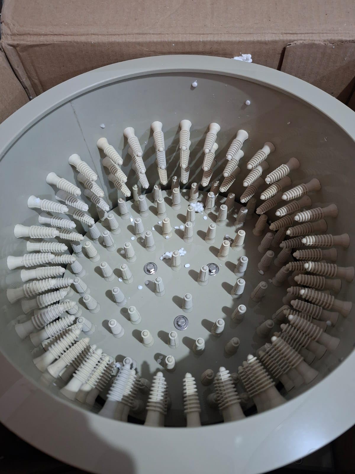 PluckerUkraine Quail Plucker Machine Mini 330 - Poultry Feather Remover for Small Chicken Quail Pigeon with Small Soft Fingers 13″Drum 110V-Plucker KIT (Quail Plucker Machine) (New) customer photo 1