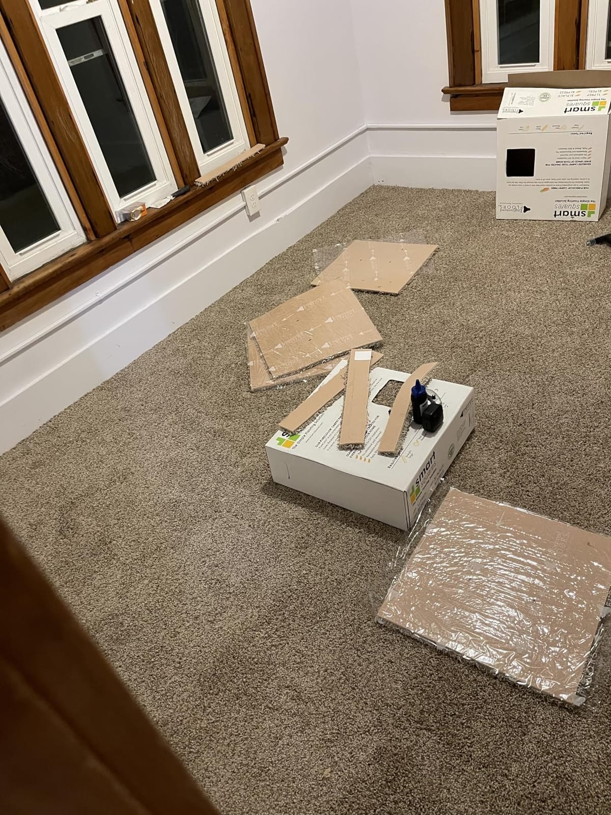 Smart Squares in A Snap Plush Carpet Tiles (10 Tiles, 388 Stonehenge) customer photo 1