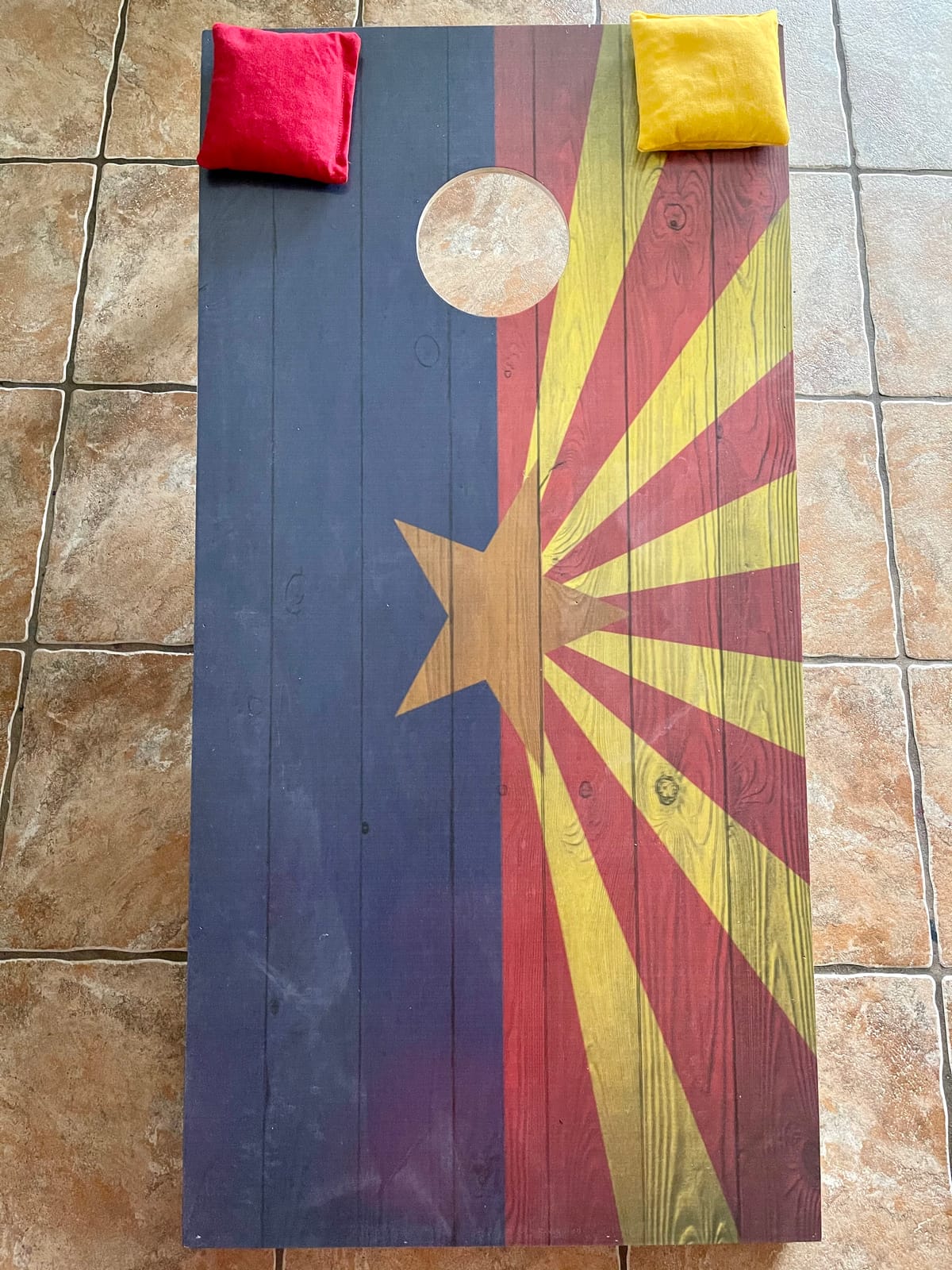 Tailgating Pros Regulation Cornhole Boards Flag Set - Includes 8 Bean Bags, Carrying Cases, and 4'x2' Corn Hole Toss Game customer photo 2