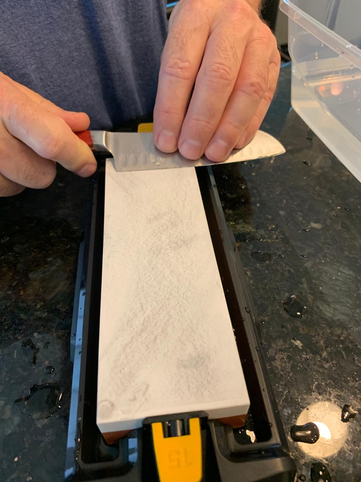 Work Sharp Benchtop Whetstone Knife Sharpener - For Knives & Edged Tools - Kitchen, Pocket, & Fillet Knives customer photo 2