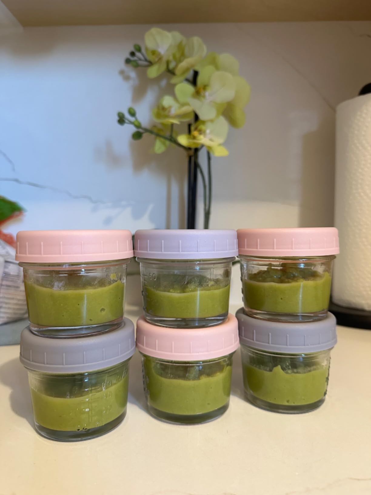BEABA Babycook Solo 4 in 1 Baby Food Maker, Puree Steamer and Blender for Purees, Grinder with Auto Steam Cooking, Lrg Capacity 1,100 mL/ 37 oz, 27 Servings in 20 Mins, (Charcoal) customer photo 1