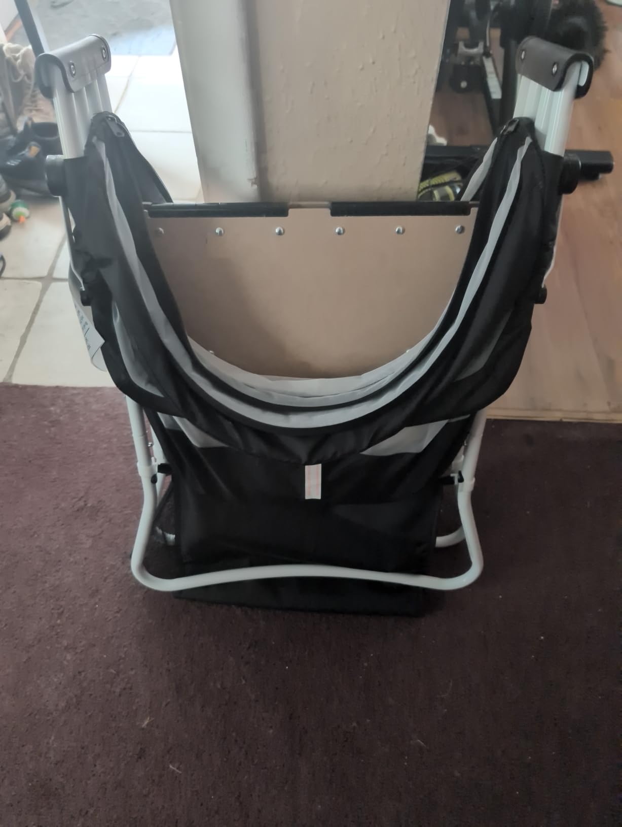 Dream On Me Karley Portable Infant Bassinet, Double Mesh Canopy, Black customer photo 2