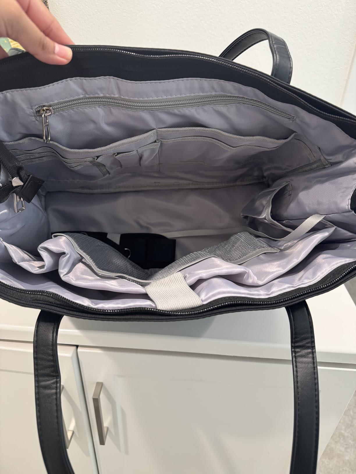 TANTO Laptop Tote Bag for Women 17.3 In, Travel Computer Bag with USB Port customer photo 2