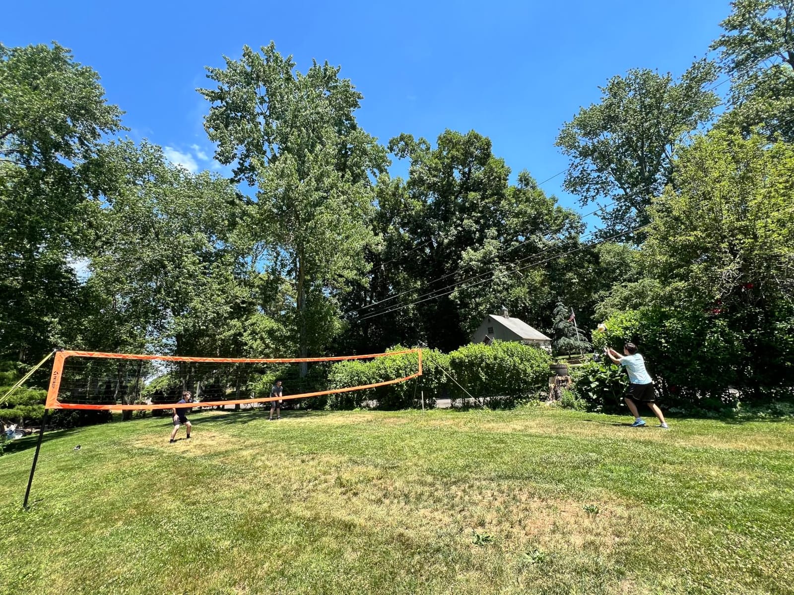 Professional Heavy Duty Volleyball Net Set for Backyard Outdoor customer photo 1