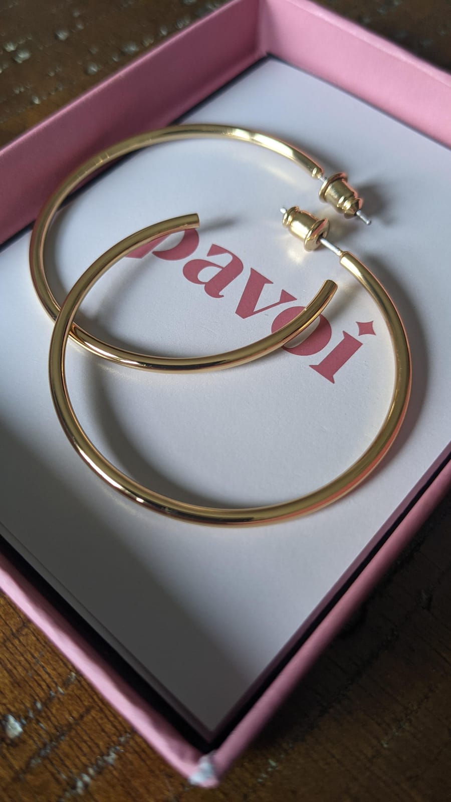 PAVOI 14K Gold Plated Hoop Earrings for Women - 2mm Thick Infinity Hoops - Lightweight Loop Earrings Set customer photo 1