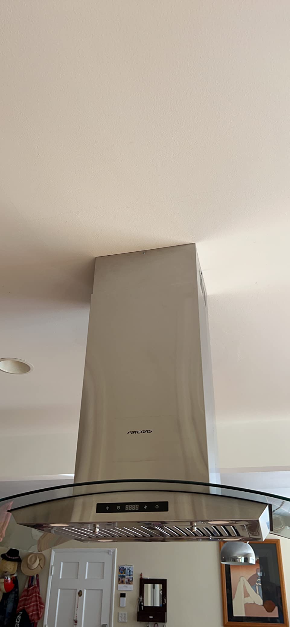 FIREGAS Island Range Hood 36 inch, 700 CFM Island Mount Kitchen Vent Hood customer photo 1