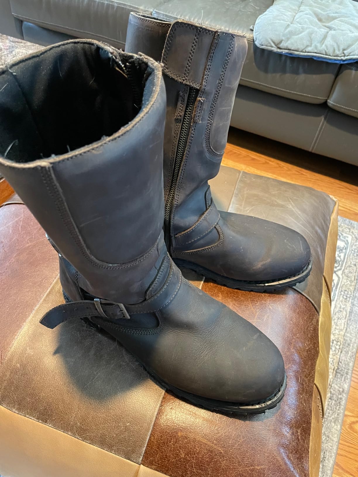 Milwaukee Leather MBM9063 Men's Classic Distressed Brown Leather Motorcycle Engineer Riding Biker Boots - 11 customer photo 1