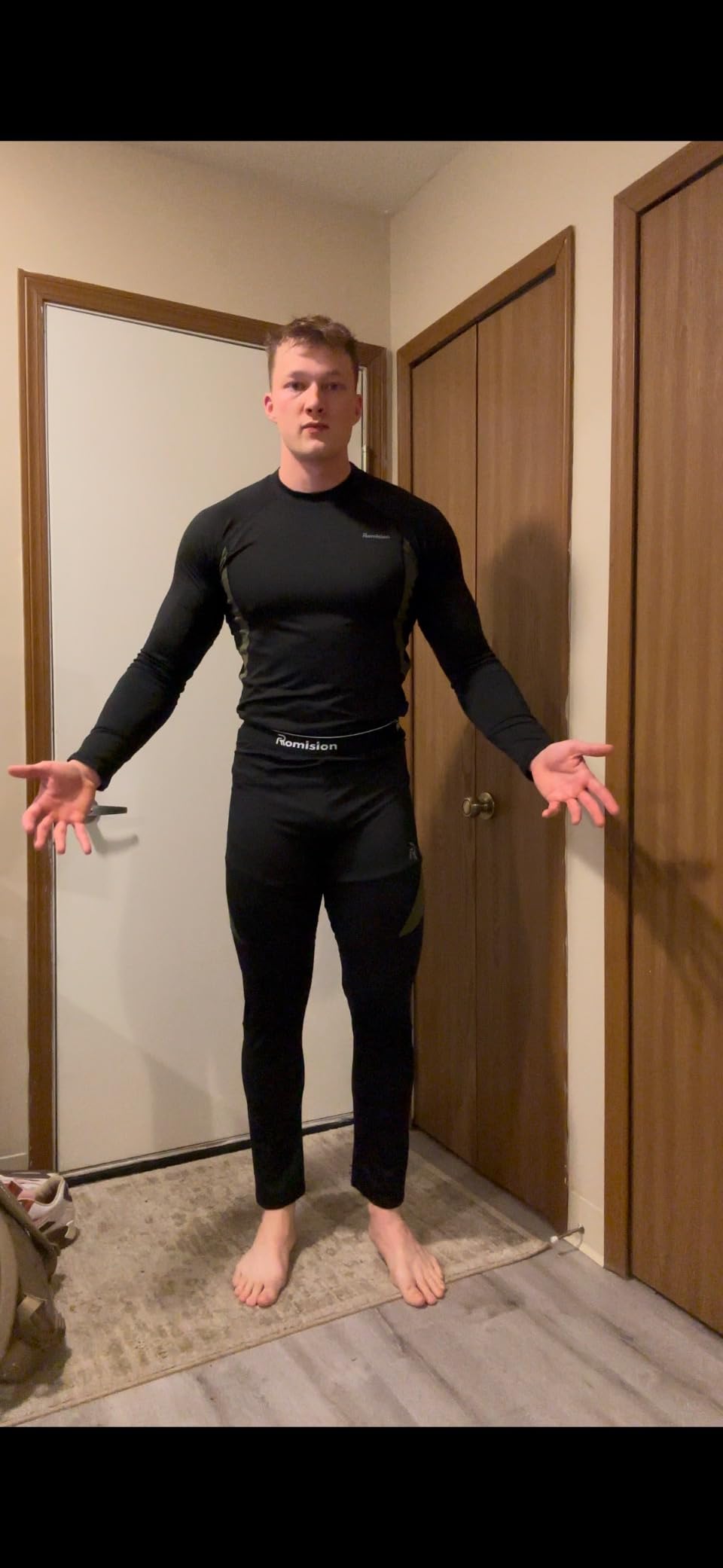 romision Thermal Underwear for Men Long Johns Set Hunting Gear Base Layer customer photo 1