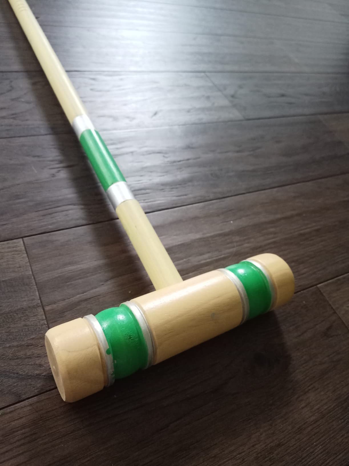 Six Player Croquet Set-28in Solid Wooden Family Outdoor Yard Game customer photo 2