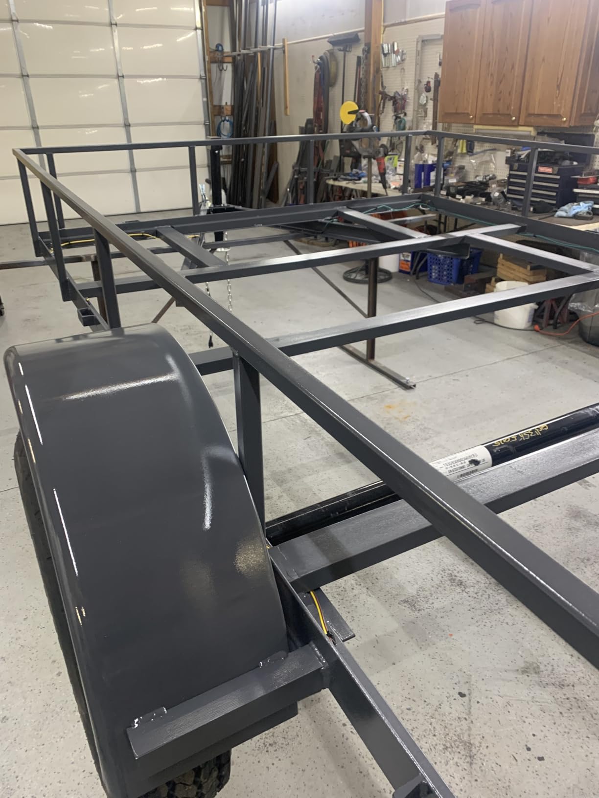 HECASA Single Axle Trailer Fenders W/Fender Backs Fits 14