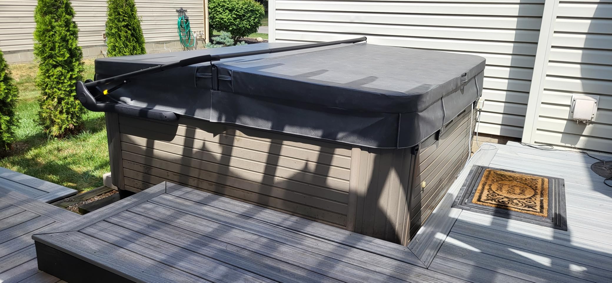 The Cover Guy Premium Hydraulic Hot Tub Cover Lifter - Effortlessly Lift and Remove Your Hot Tub Cover customer photo 1