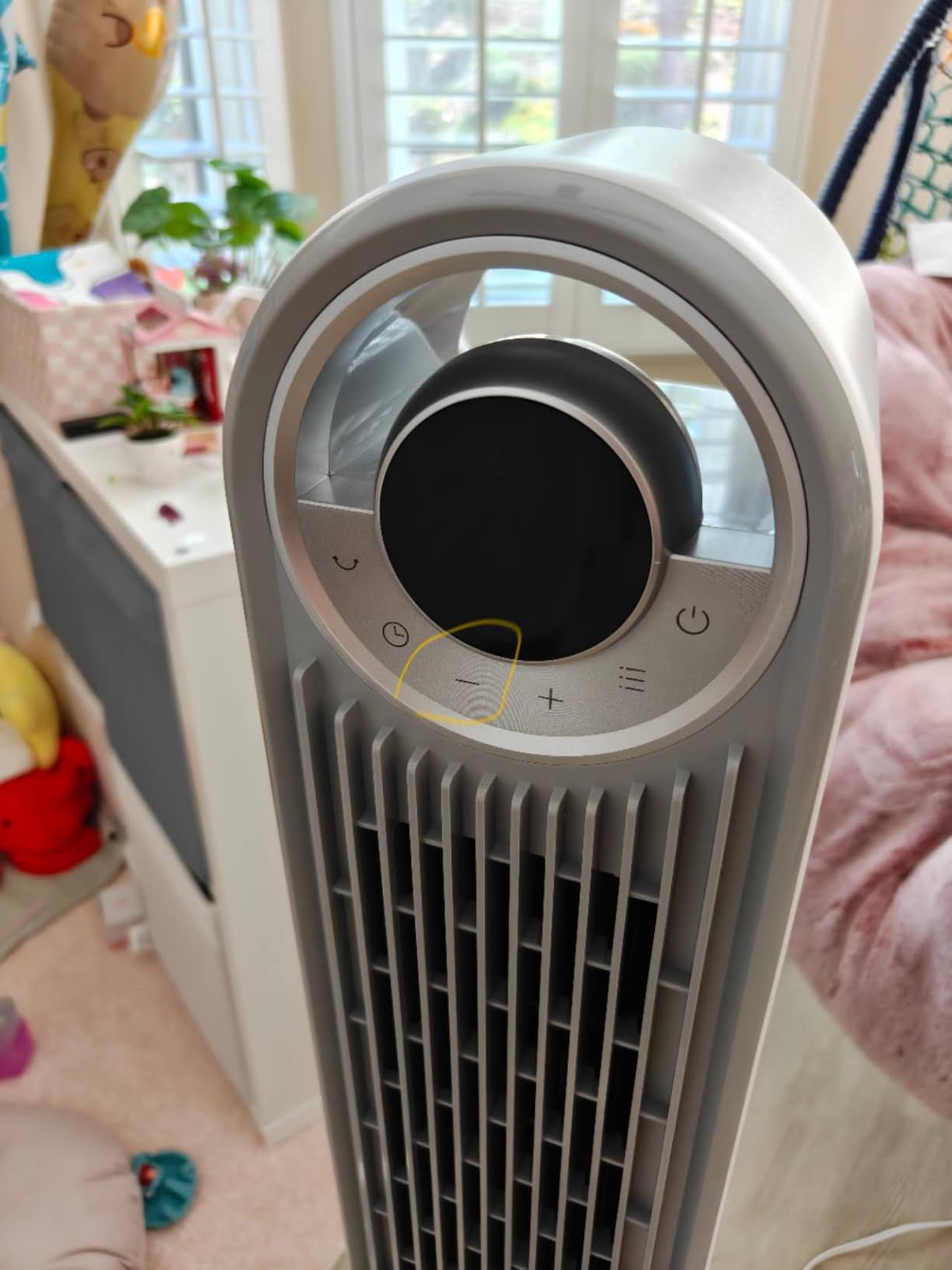 DREO Tower Fan for Bedroom, 90° Oscillating Fans that Blow Cold Air customer photo 1