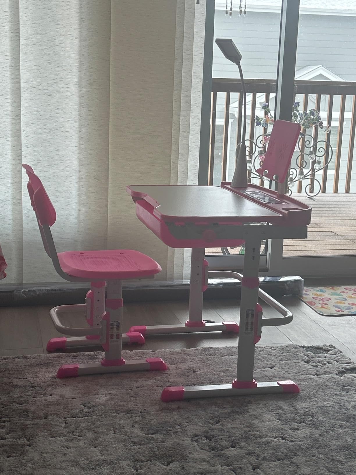 Cantonape Kids Desk and Chair Set Children School Study Desk for Boys Girls customer photo 1