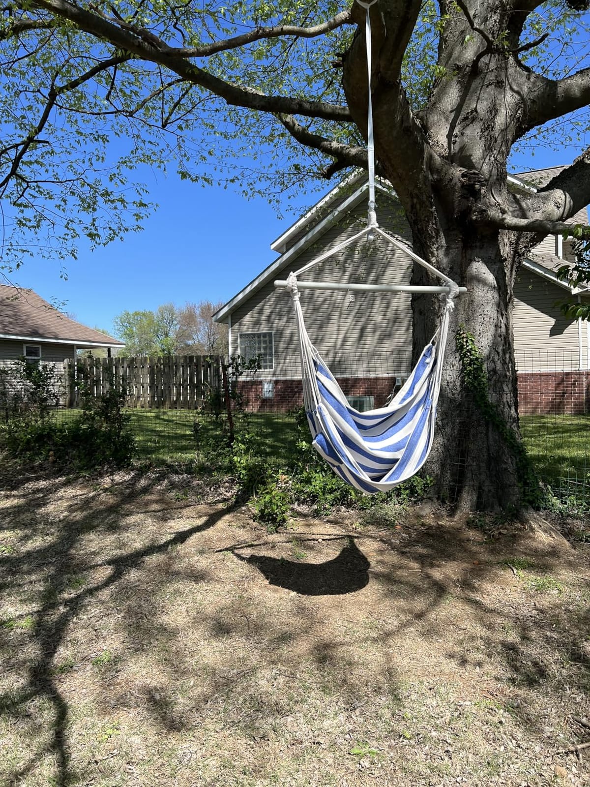 ADVOKAIR Hammock Chair Swing 500lbs Steel Bar Multi-Size Bedroom&Porch | Anti-slip Rings, Adjustable Strap and S-hook, Easy Assembly, Indoor&Outdoor customer photo 2