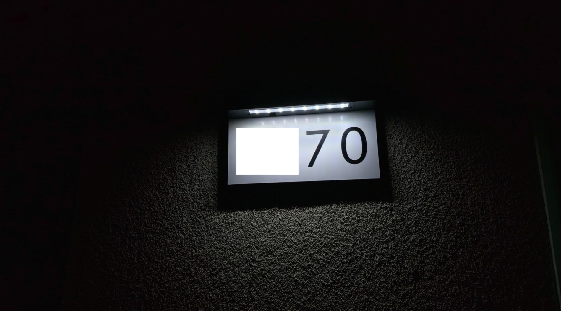 Solar House Numbers for Outside, Address Plaques for House Waterproof customer photo 1