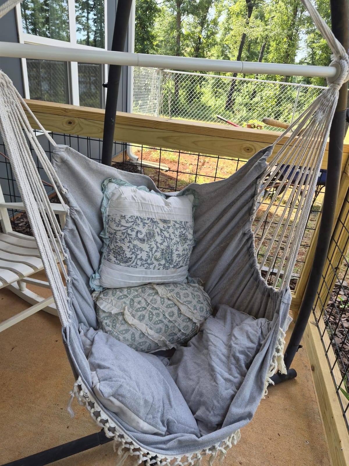 Chihee Hammock Chair Max 500 Lbs 2 Cushions Spreader Bar Strap Carabiner customer photo 1