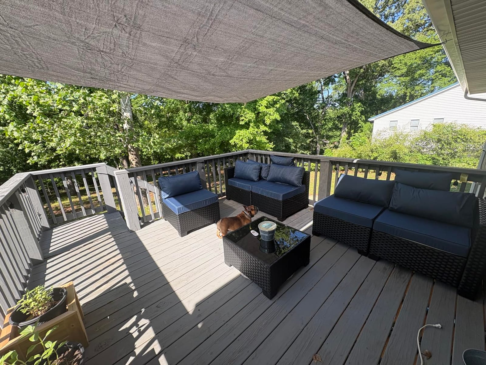 Rattaner Patio Sectional 6 Pieces All-Weather Wicker Patio Furniture Set Outdoor Sectional with Glass Table Non-Slip Cushions and Waterproof Cover, Khaki customer photo 2