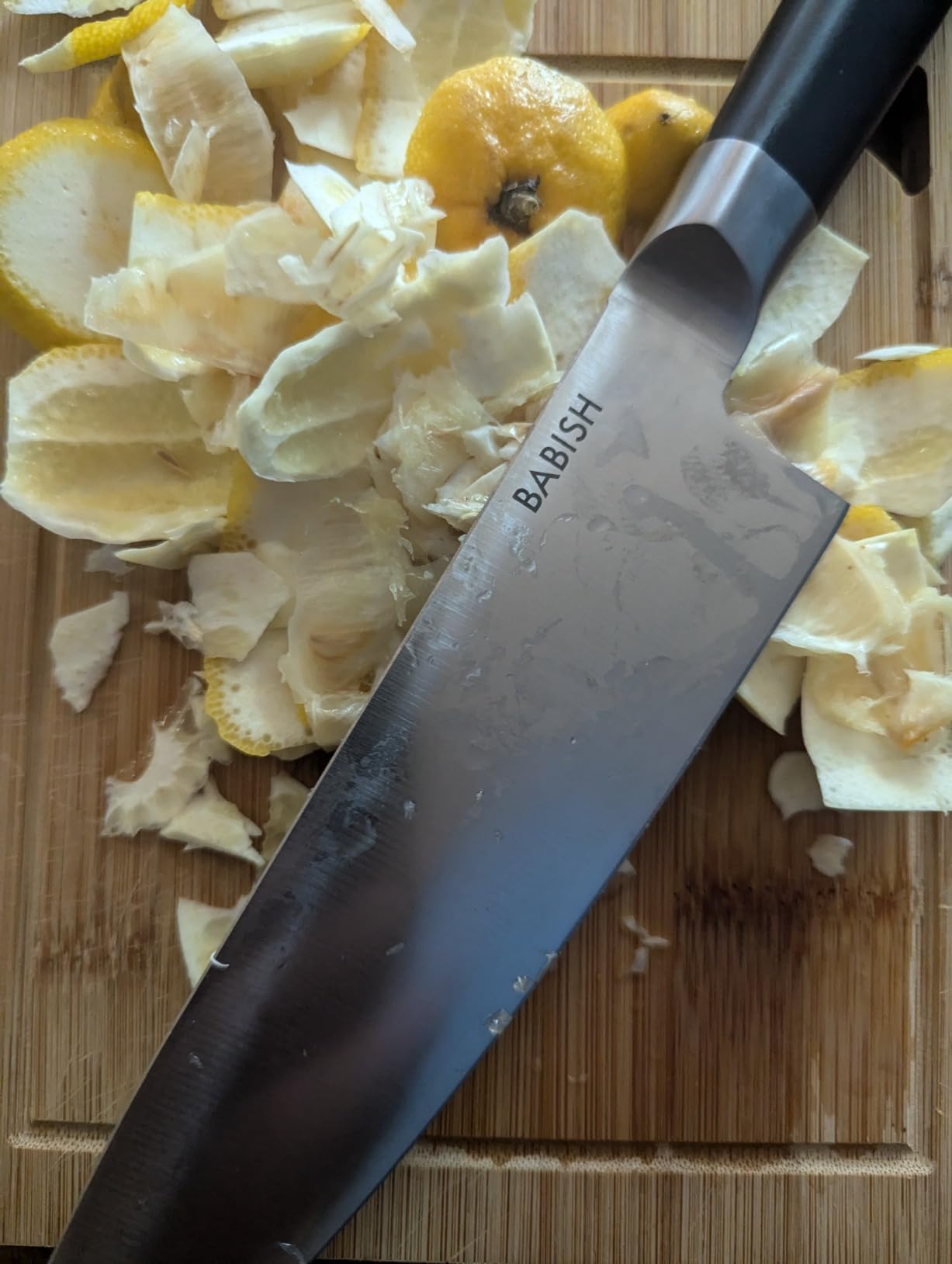 Babish 8-Inch Chef Knife – High-Carbon German 1.4116 Steel Kitchen Knife – Professional Cutlery for Precise Slicing and Chopping customer photo 2