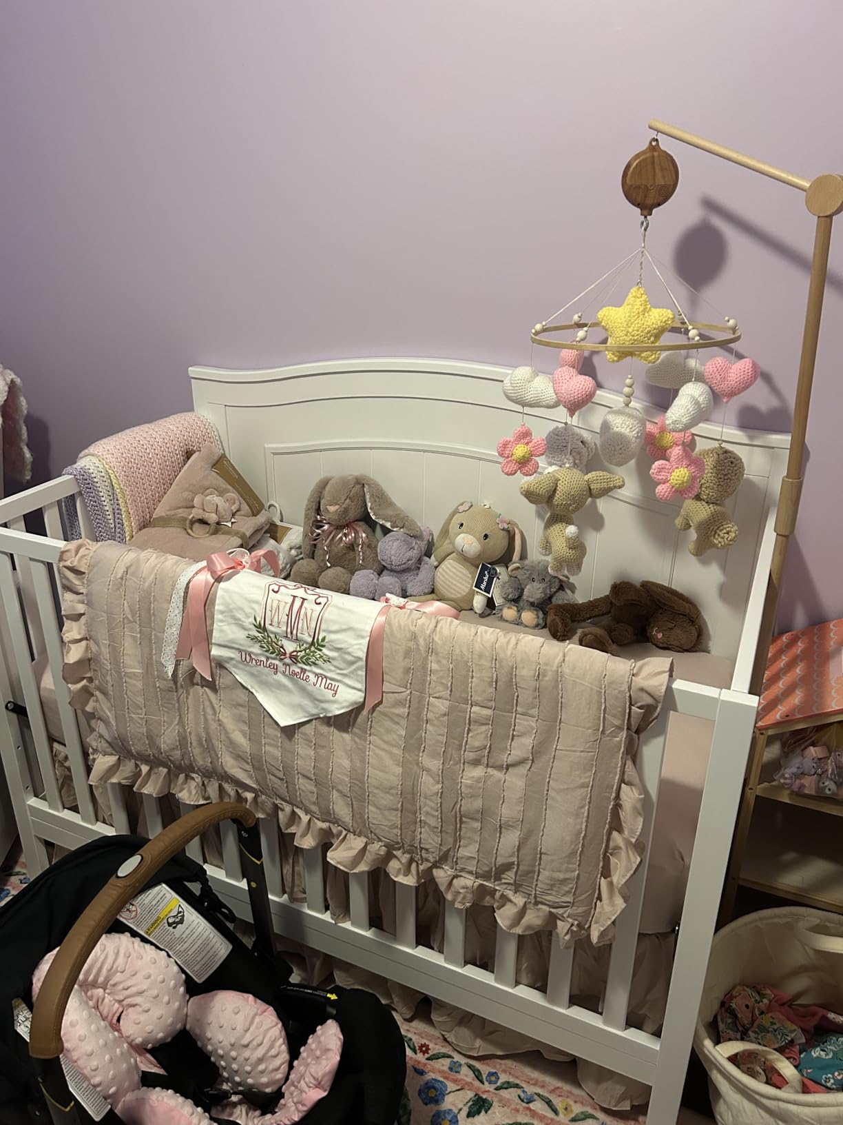 Oxford Baby North Bay 4-in-1 Convertible Crib, Espresso Brown, GreenGuard Gold Certified customer photo 2