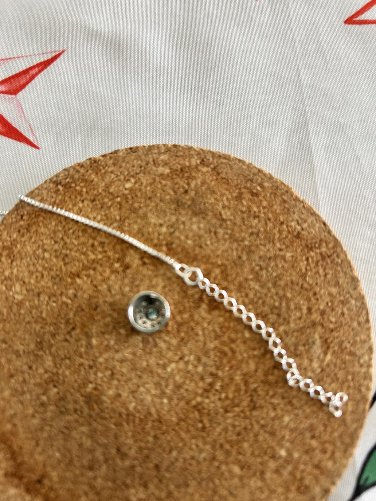 KISPER 925 Sterling Silver Box Chain Necklace for Women, 1mm Diamond Cut customer photo 2
