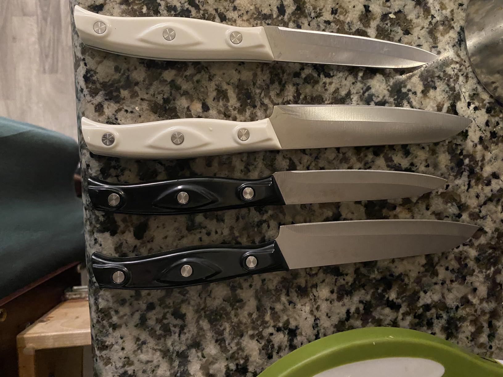 HAMMER IRON ALLEY 4PCS Paring Knife - 4/4.5 inch Fruit and Vegetable Paring Knives - Ultra Sharp Kitchen Knife - Peeling Knives - German Stainless Steel-ABS Handle customer photo 2