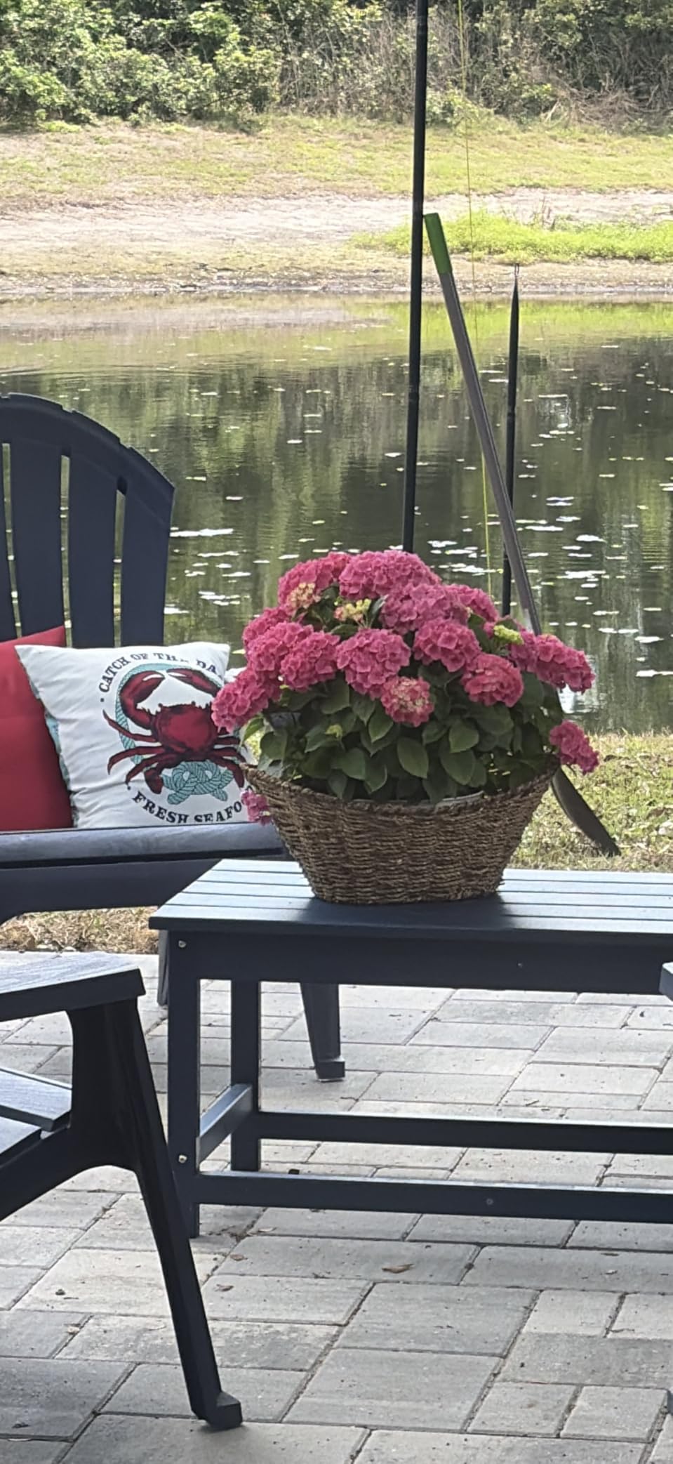 WestinTrends Malibu Outdoor Poly Lumber Coffee Table, 35.25
