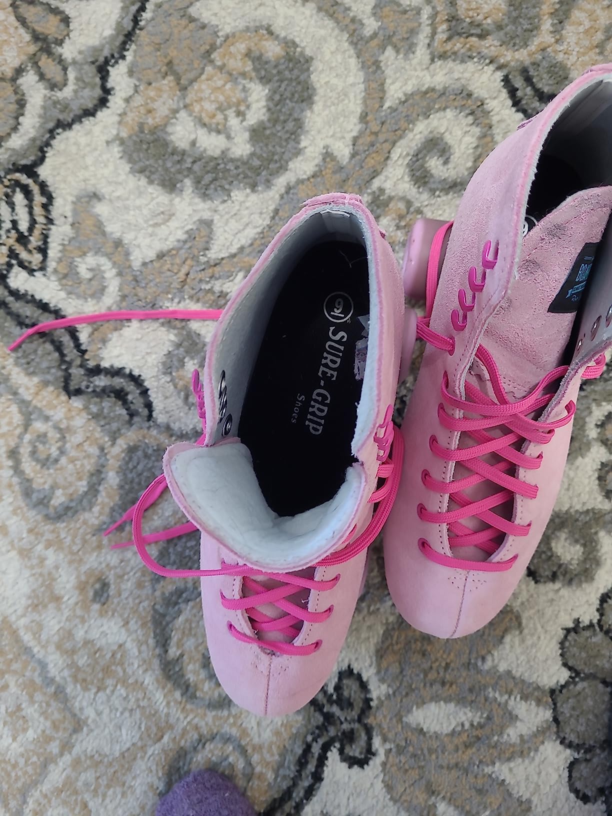Sure-Grip Boardwalk Unisex Outdoor Roller Skates, Leather Boots, 82A Wheels customer photo 2