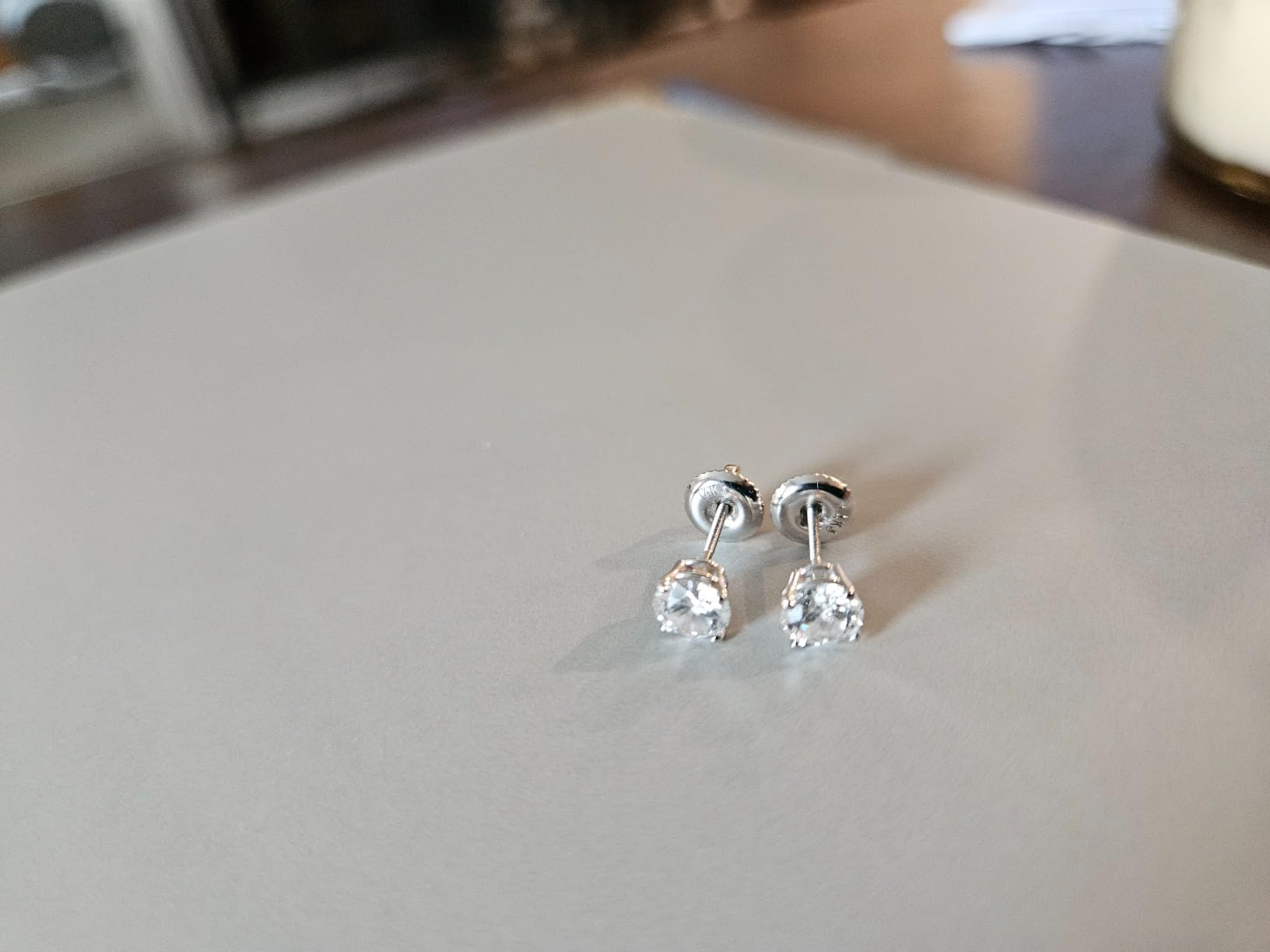 1 to 16 Carat 14K White Gold IGI Certified LAB GROWN Diamond Stud Earrings customer photo 1