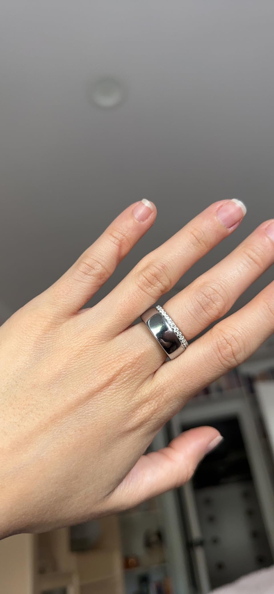 Bo.Dream Cubic Zirconia Eternity Rings Wedding Band 925 Sterling Silver customer photo 1