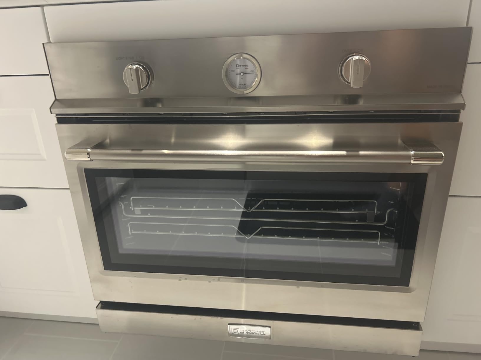 Verona VEBIG30NSS 30 inch Built-In Gas Single Wall Oven with 3.5 cu. ft. Capacity, Convection in Stainless Steel customer photo 1