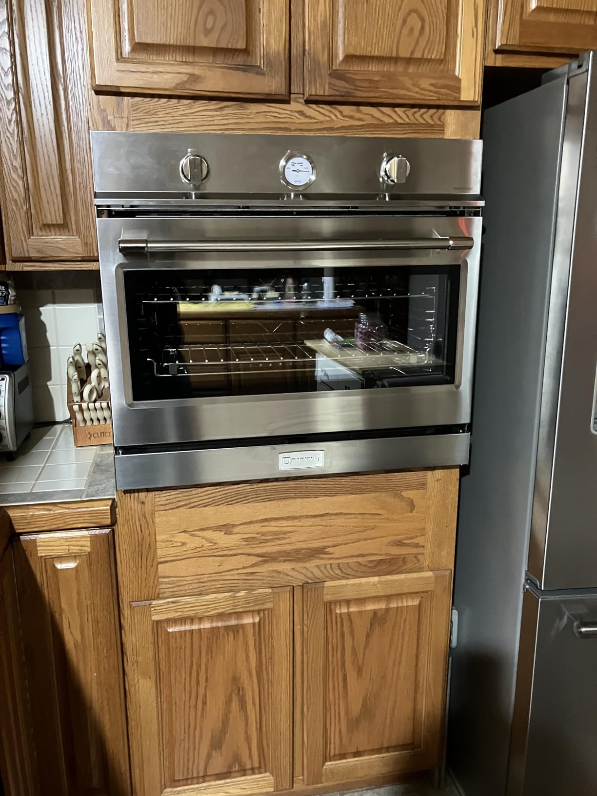 Verona VEBIG30NSS 30 inch Built-In Gas Single Wall Oven with 3.5 cu. ft. Capacity, Convection in Stainless Steel customer photo 2