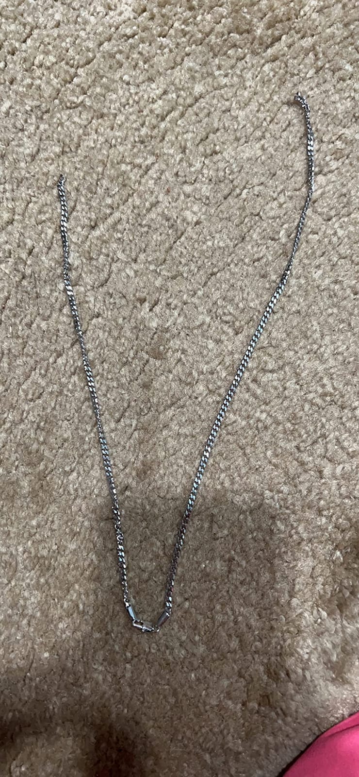 Fiusem 3.5mm Cuban Link Chains for Men Women, Stainless Steel Necklace customer photo 1
