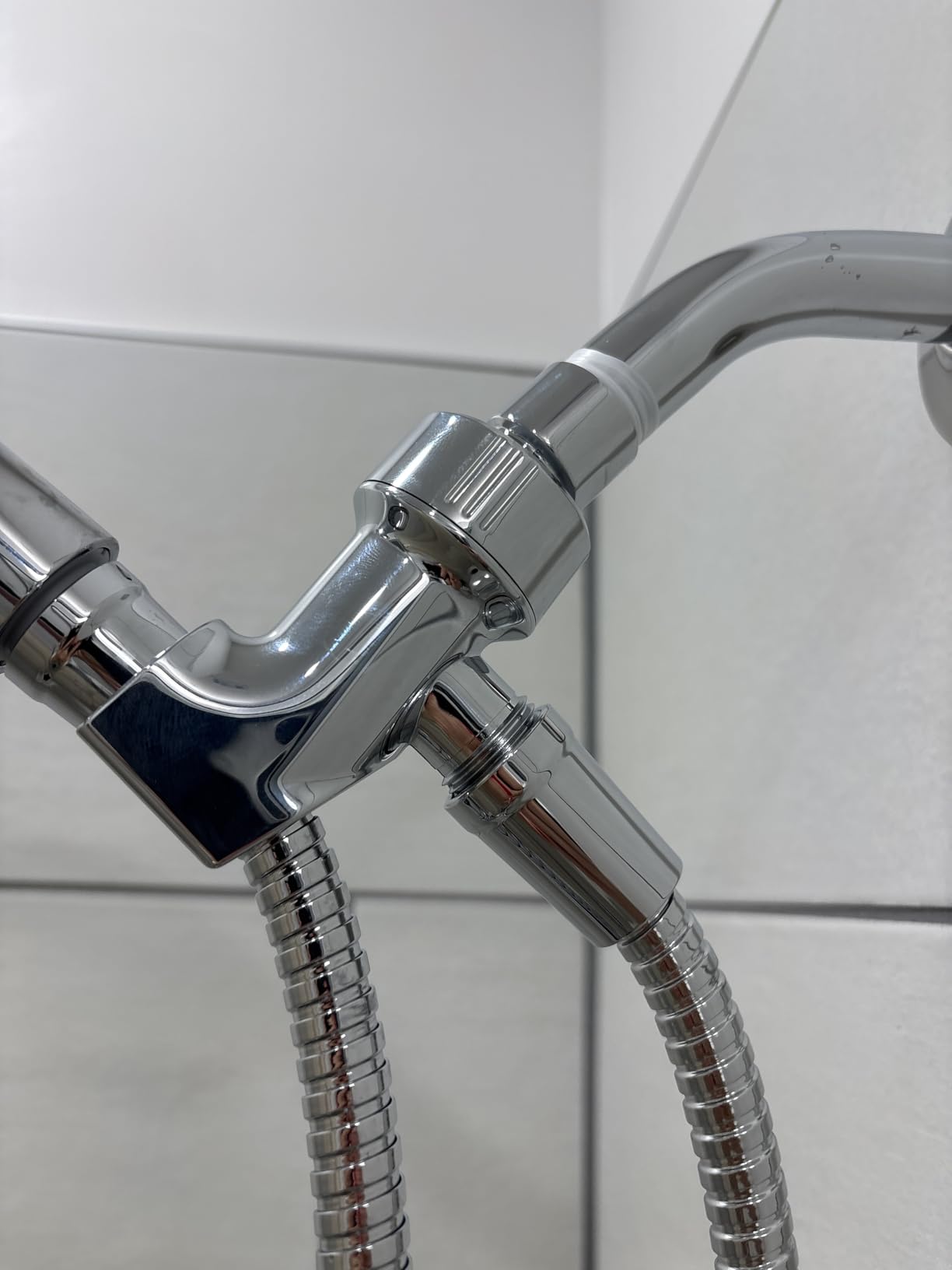 JDO High‑Pressure 6‑Setting Handheld Shower Head, 4.7 Inch Chrome Premium customer photo 2