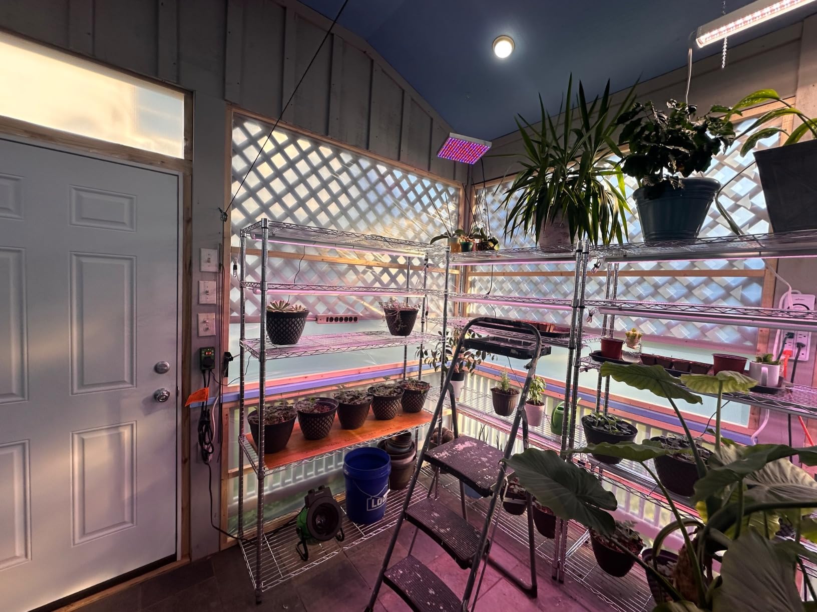 Grow Light, 2ft T8,100W(4 x 25W, 600W Equivalent), Super Bright, Full Spectrum Sunlight Plant Light, LED Grow Light Strips, Grow Lights for Indoor Plants,Greenhouse,4-Pack customer photo 1