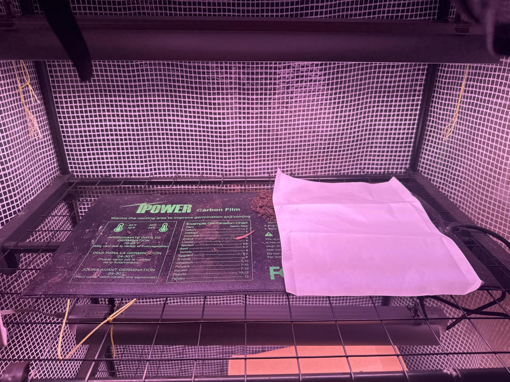 Grow Light, 2ft T8,100W(4 x 25W, 600W Equivalent), Super Bright, Full Spectrum Sunlight Plant Light, LED Grow Light Strips, Grow Lights for Indoor Plants,Greenhouse,4-Pack customer photo 2