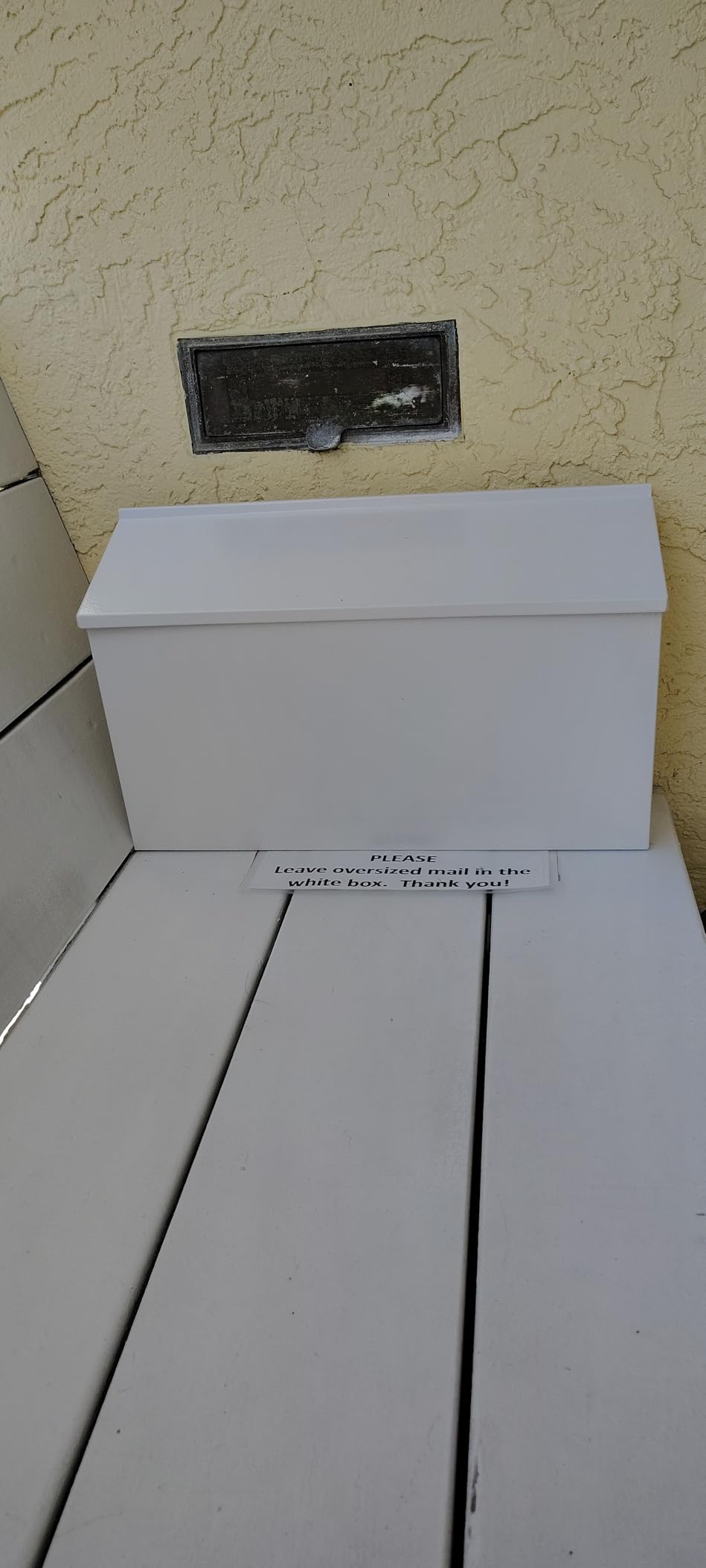 Dalmbox Wall Mount Mailbox for Outside Rust Proof Galvanized Steel, Black customer photo 1