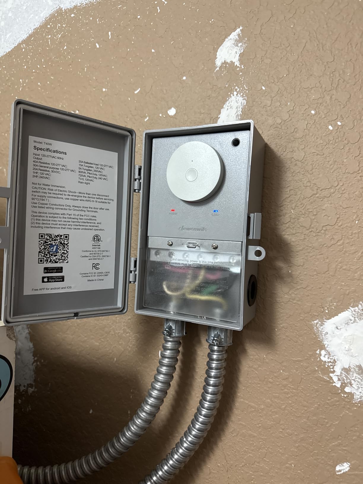DEWENWILS WiFi Pool Pump Timer, Wireless Smart Controller - 120-277 VAC customer photo 1