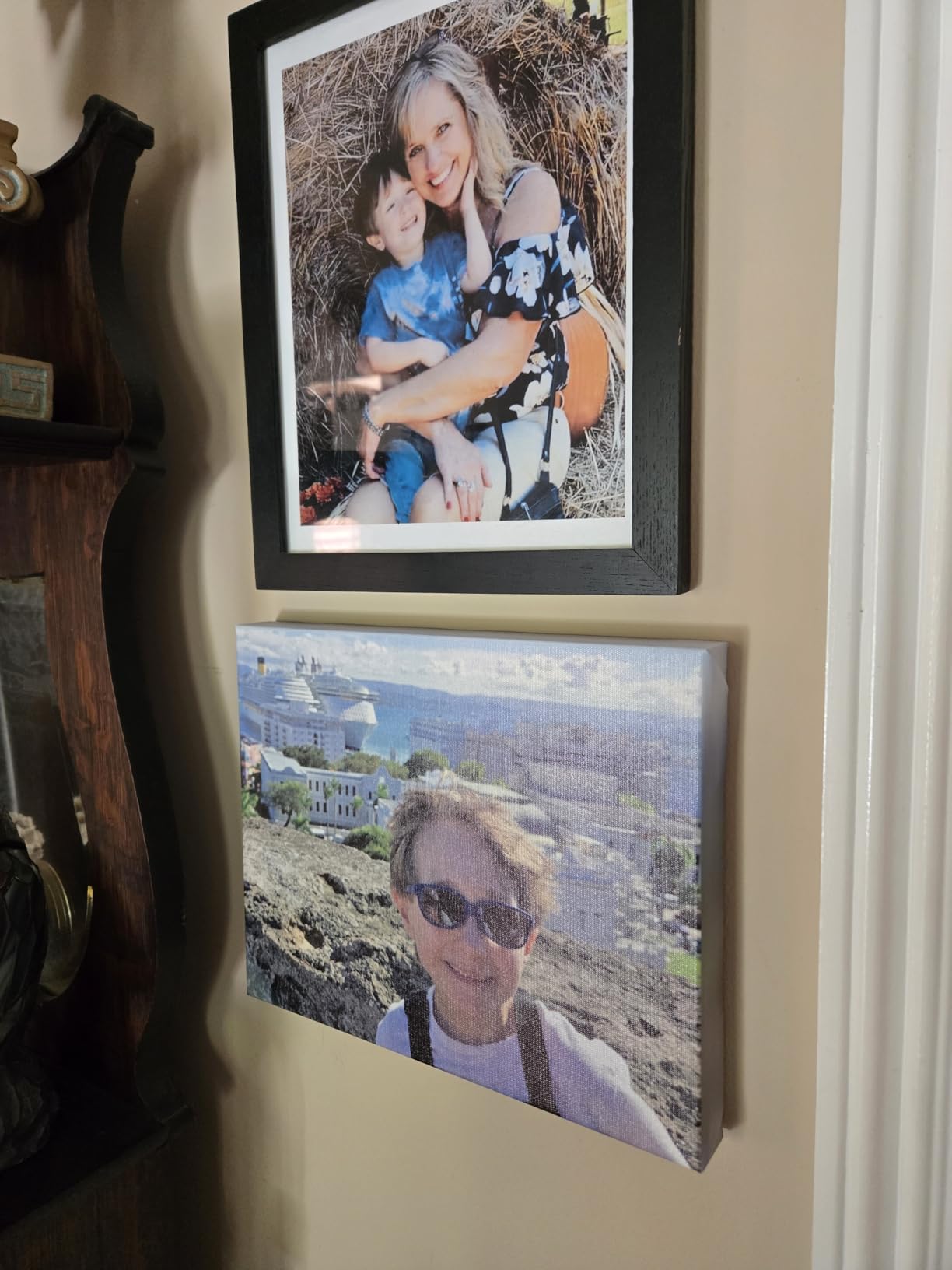Custom Framed Canvas Prints With Your Photos - Personalized Picture To Canvas Wall Art - Floating Frames Available (6