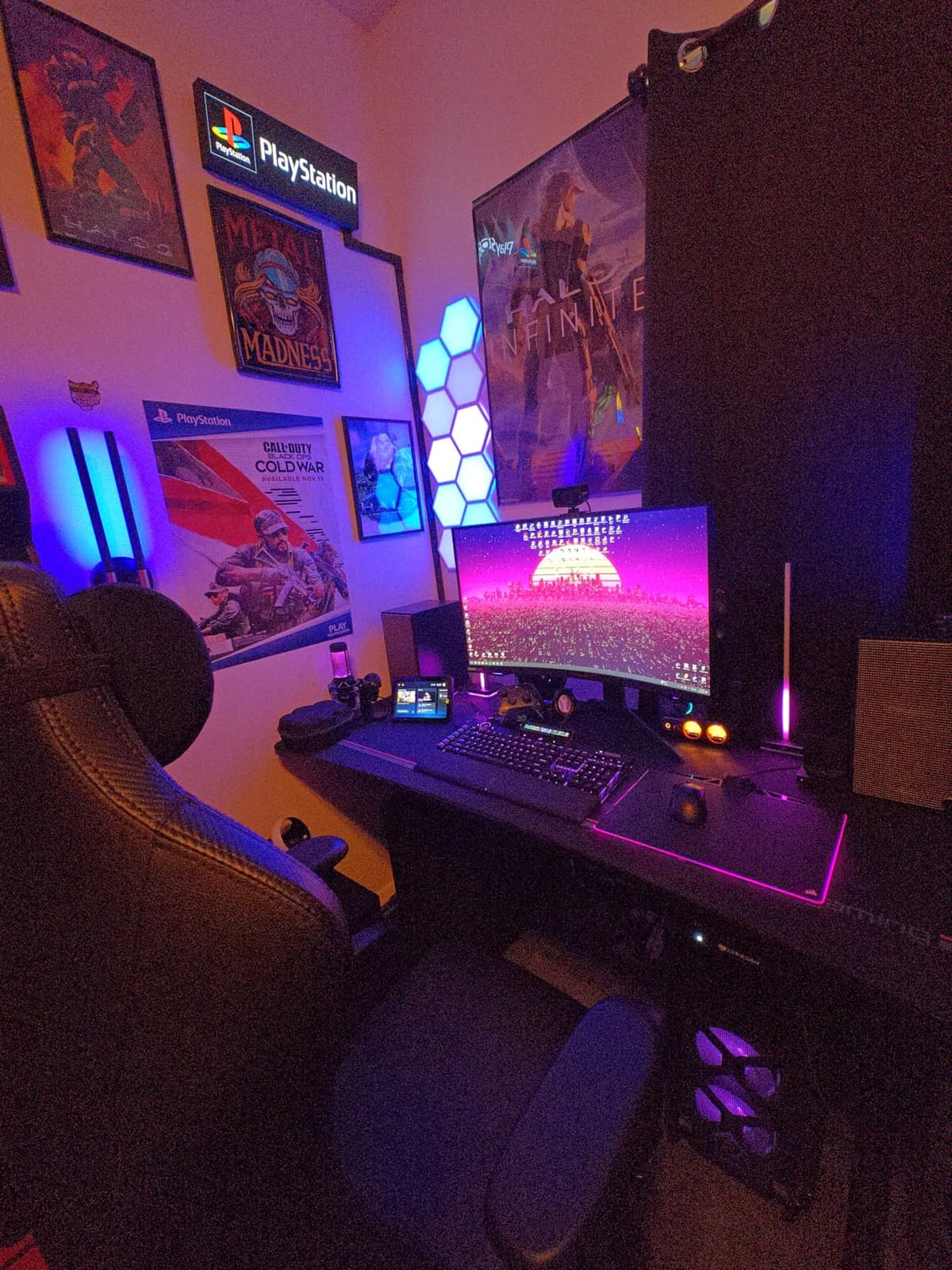 Govee Glide Hexa Light Panels, RGBIC Hexagon LED Wall Lights customer photo 2