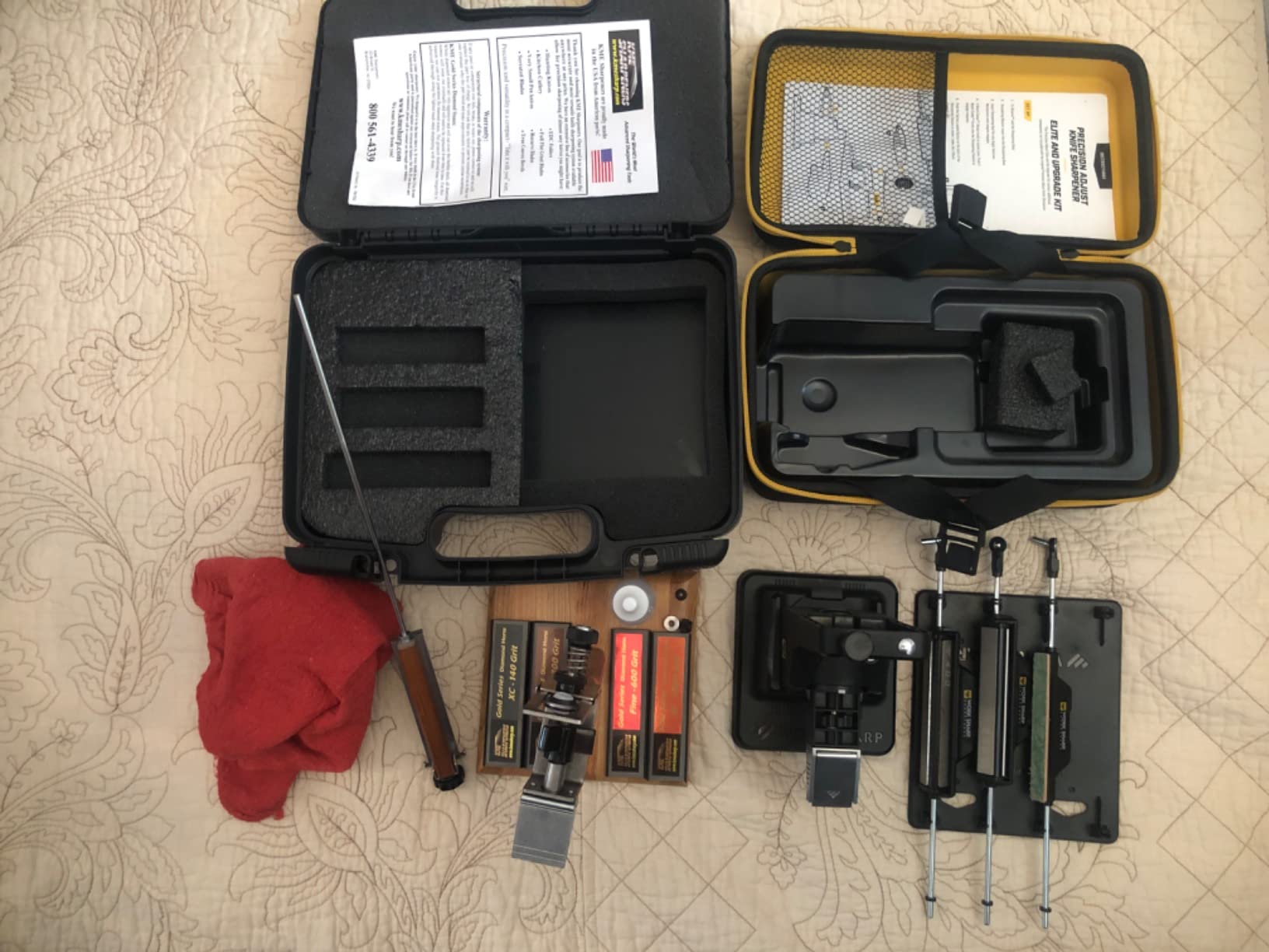 Work Sharp Precision Adjust Elite Knife Sharpener - Fixed Angle Sharpening System for Kitchen & Pocket Knives - Professional Guided Knife Sharpening Tool customer photo 1