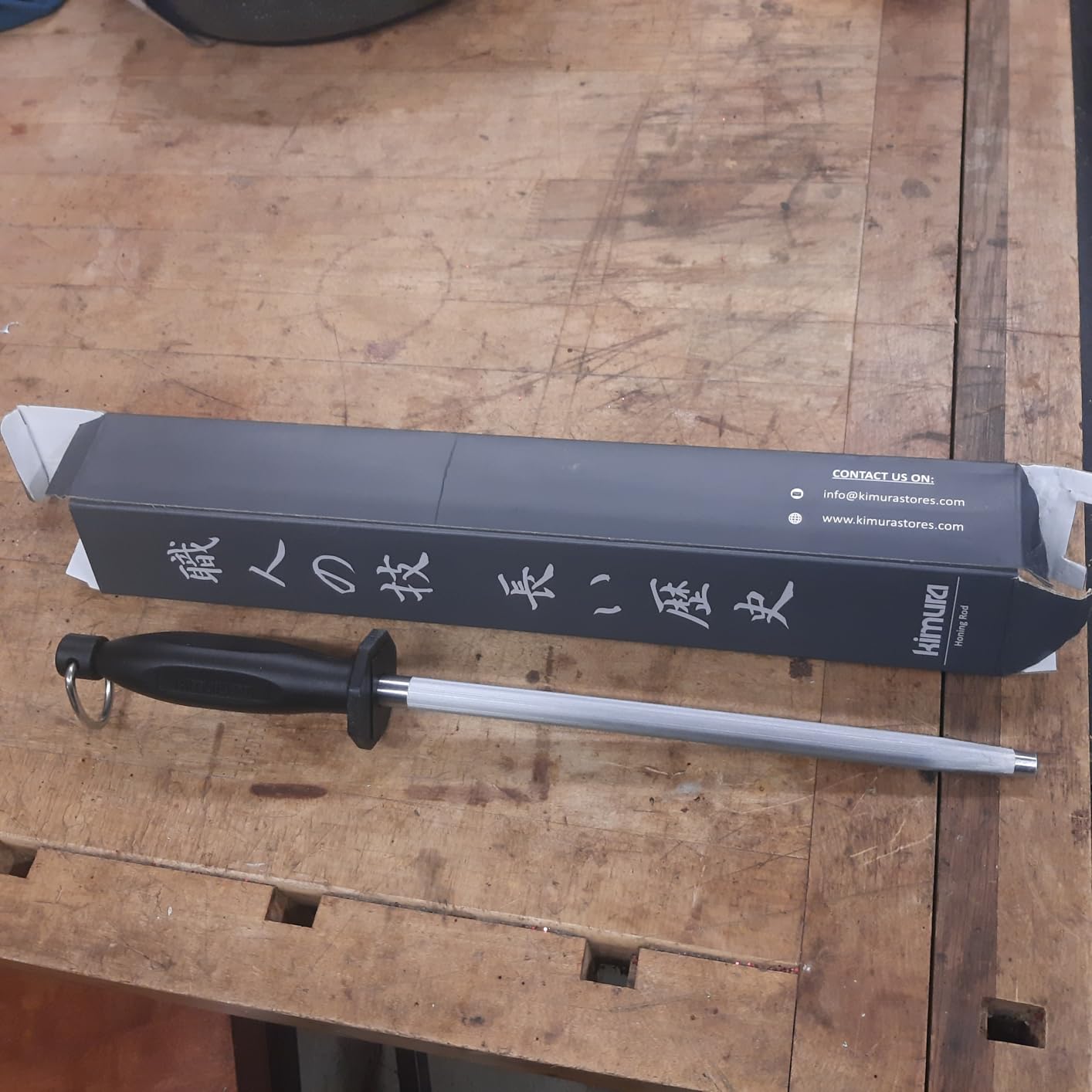 Kimura Chef Knife, [Made in Japan], 8 inch Professional Kitchen Knife, Ultra Sharp High Carbon Molybdenum Stainless Steel Gyuto Knife, Chefs Knife with Ergonomic Handle - Japanese Chef's Knife customer photo 1
