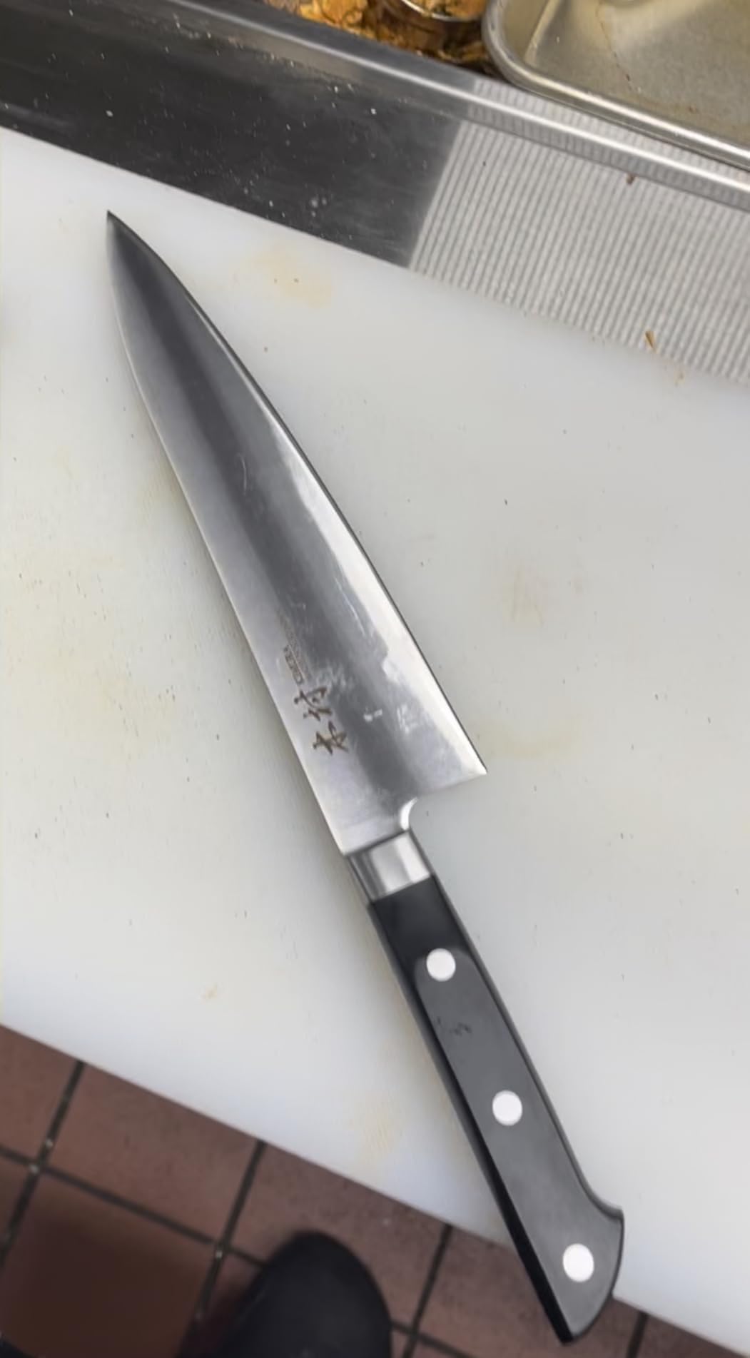 Kimura Chef Knife, [Made in Japan], 8 inch Professional Kitchen Knife, Ultra Sharp High Carbon Molybdenum Stainless Steel Gyuto Knife, Chefs Knife with Ergonomic Handle - Japanese Chef's Knife customer photo 2